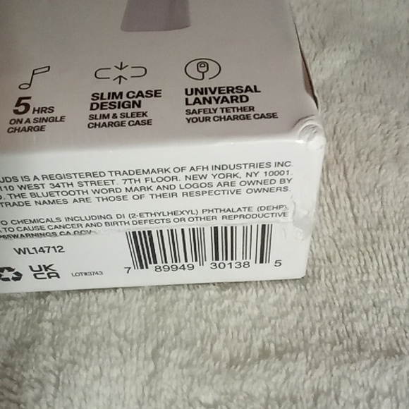 AIBUDS AIR 1 ALL DAY COMFORT WITH CASE! NEW IN BOX - Picture 4 of 5